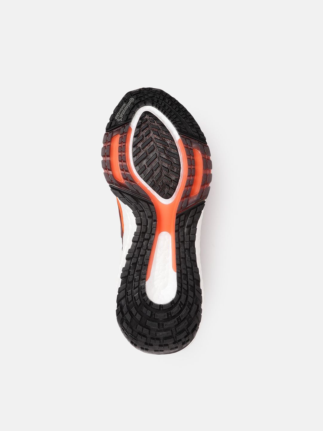 Buy ADIDAS Men Black & Neon Orange Textured Ultraboost 22 C.RDY II