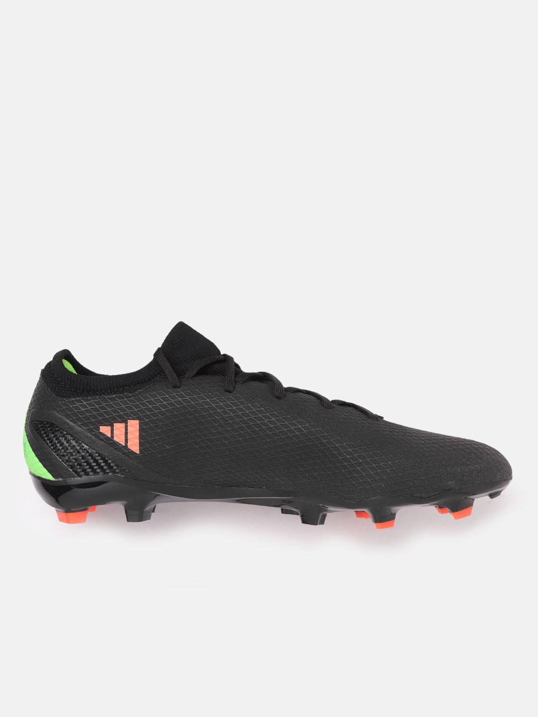 Buy ADIDAS Unisex Black & Orange Woven X Speedportal.3 Firm Ground
