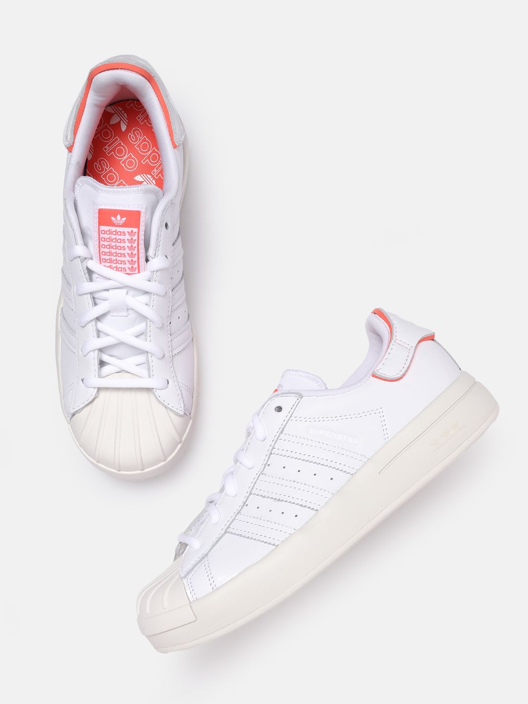 ADIDAS Originals Women White Solid Superstar Ayoon Sneakers Price in India