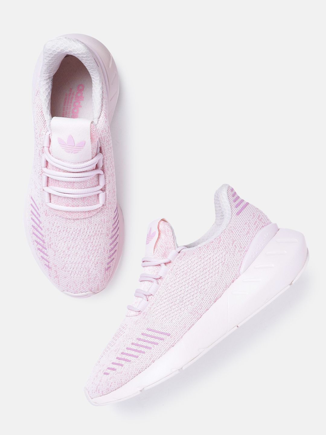 ADIDAS Originals Women Pink Woven Design Swift Run 22 Decon Sneakers Price in India