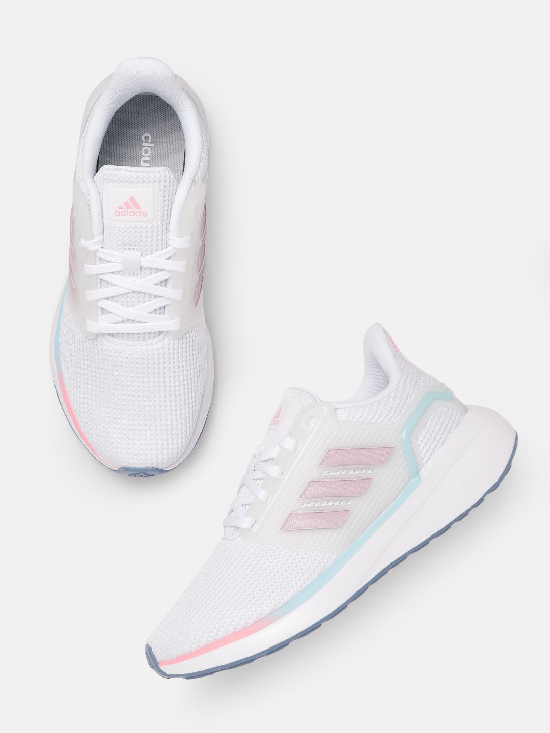 ADIDAS Women White EQ19 Running Shoes Price in India