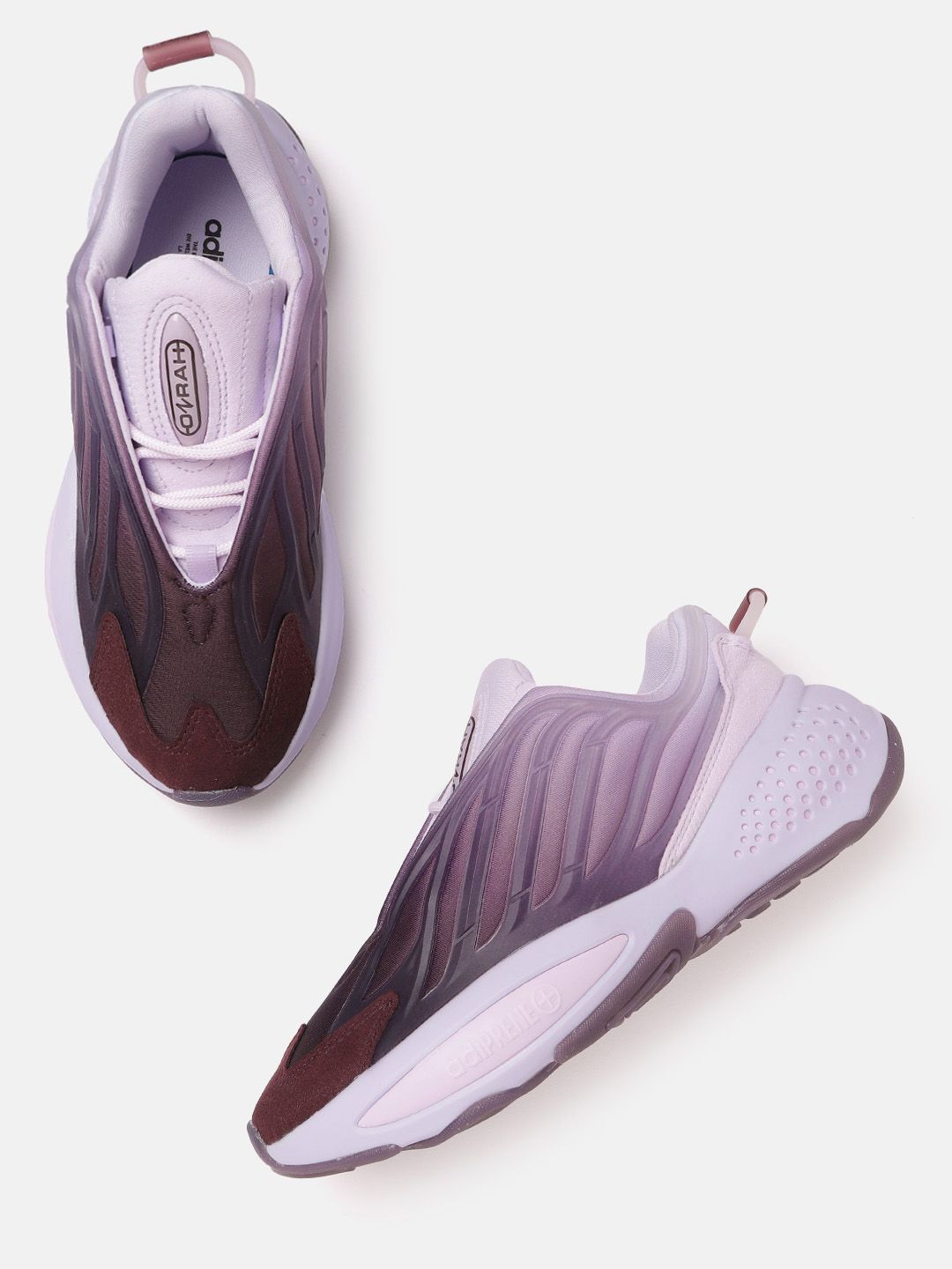 ADIDAS Originals Women Purple Ombre Dyed Ozrah Sneakers Price in India