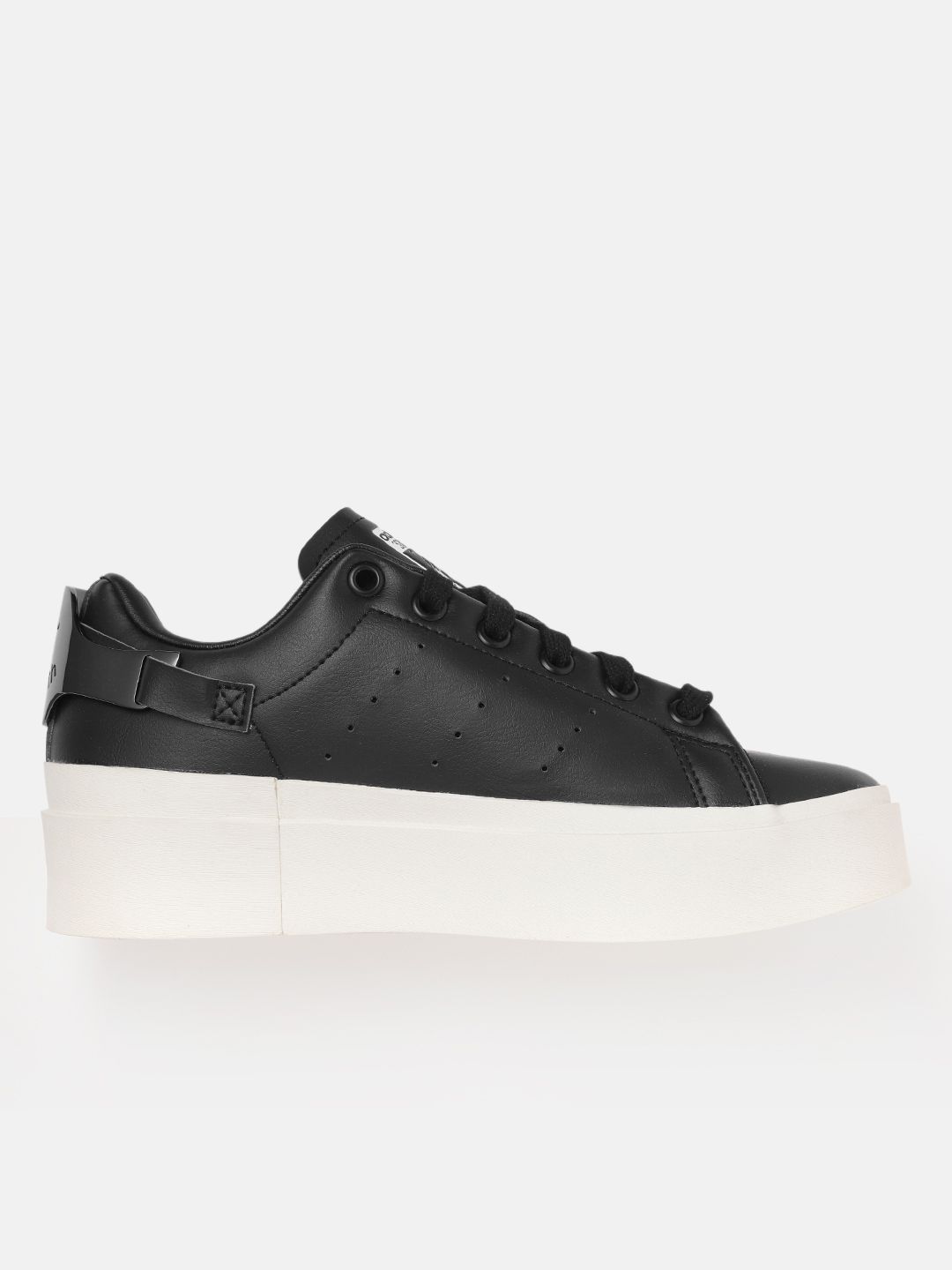 Buy ADIDAS Originals Women Black Perforated Stan Smith Bonega