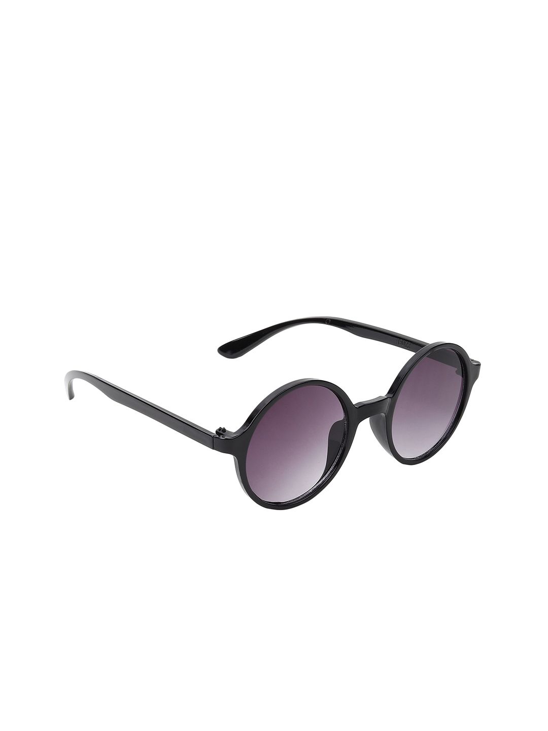 CRIBA Unisex Grey Lens & Black Round Sunglasses with UV Protected Lens CR_RND_GREY Price in India