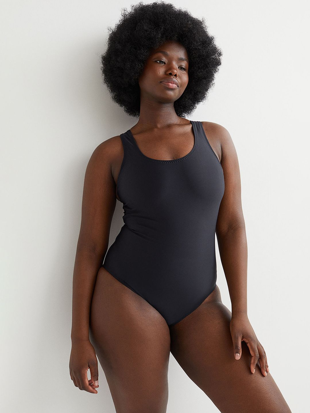 H&M Black Sports Swimsuit Price in India