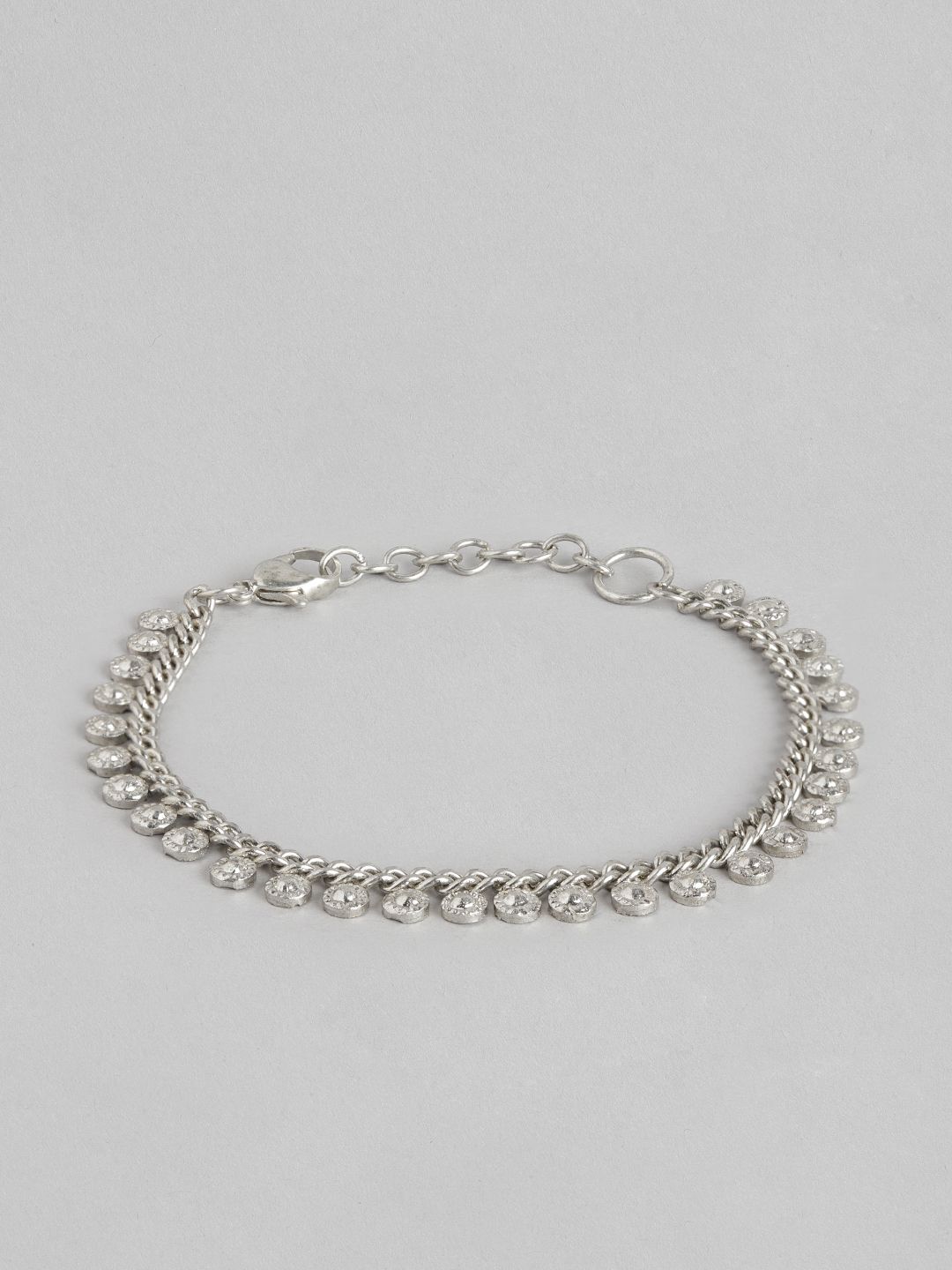 RICHEERA Women Silver-Plated Wraparound Bracelet Price in India