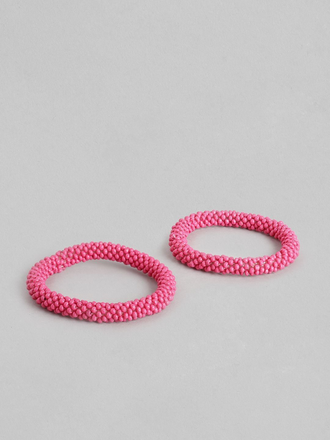 RICHEERA Women Pink Elasticated Bracelet Price in India