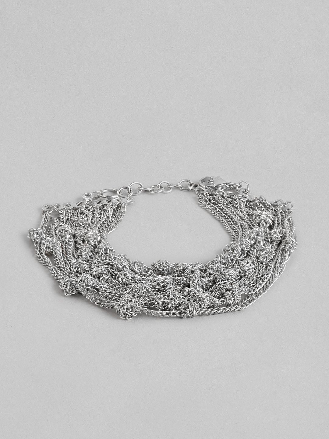 RICHEERA Women Silver-Plated Armlet Bracelet Price in India