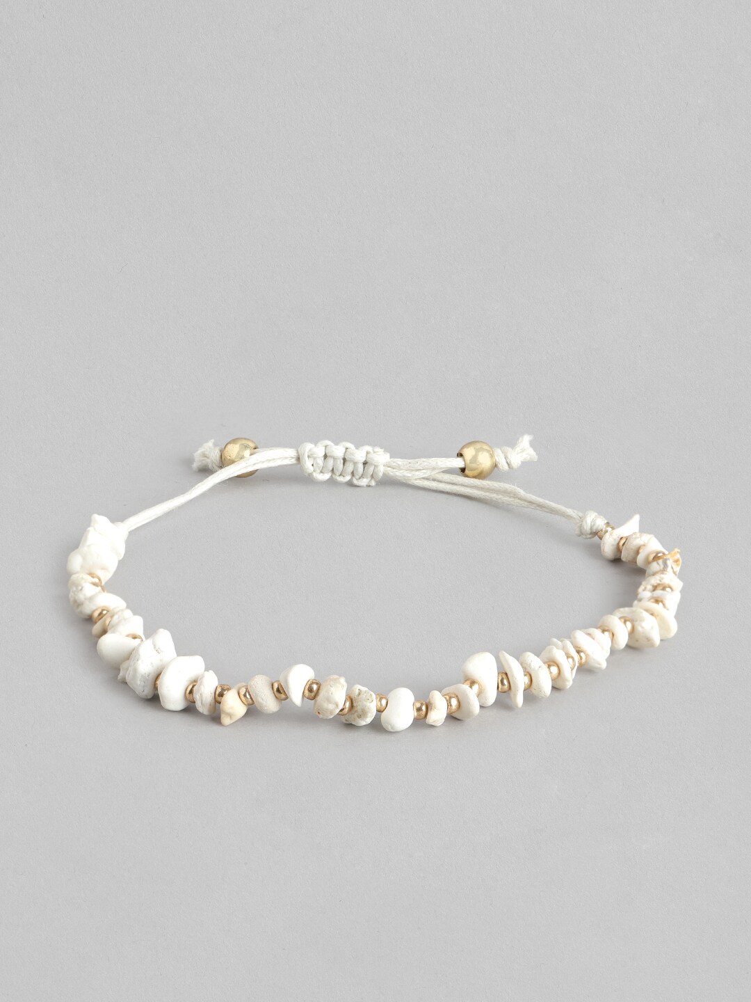 RICHEERA Women White Armlet Bracelet Price in India