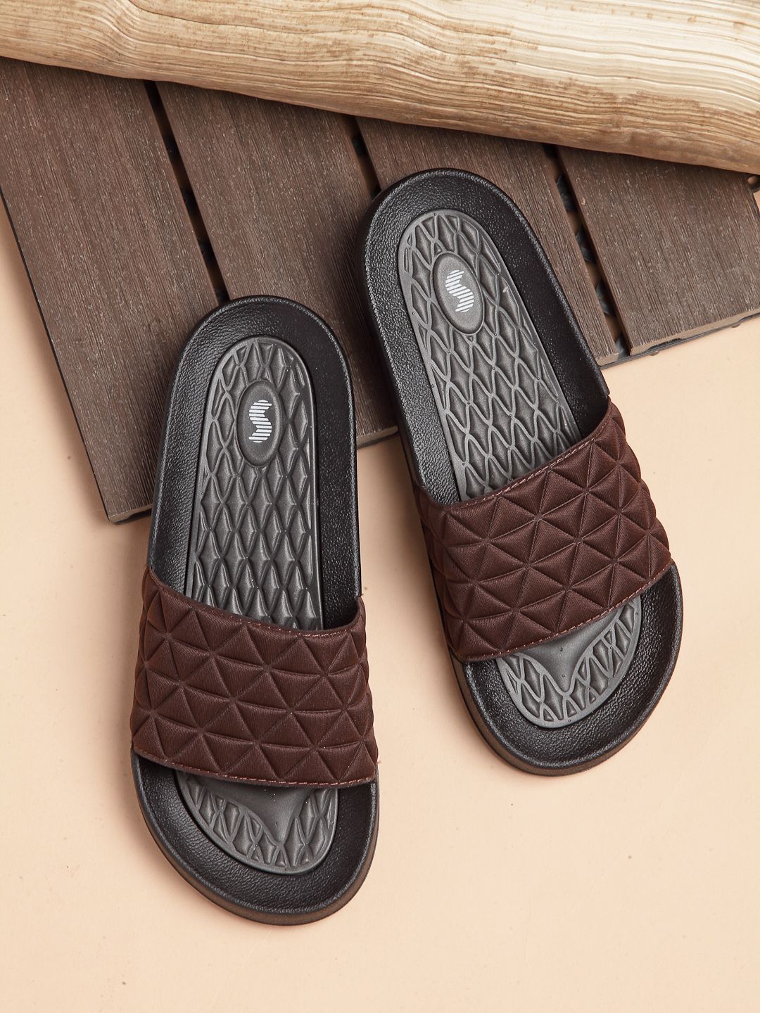 Solethreads Women Brown Flip Flops Price in India