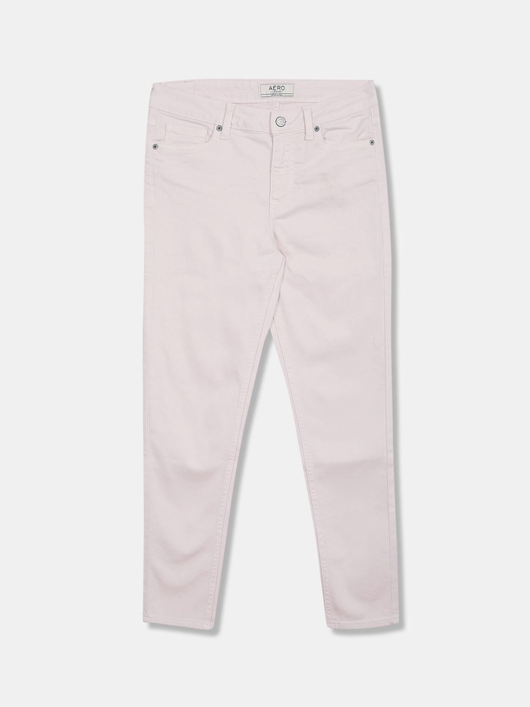 Aeropostale Women Pink Low Distress Jeans Price in India