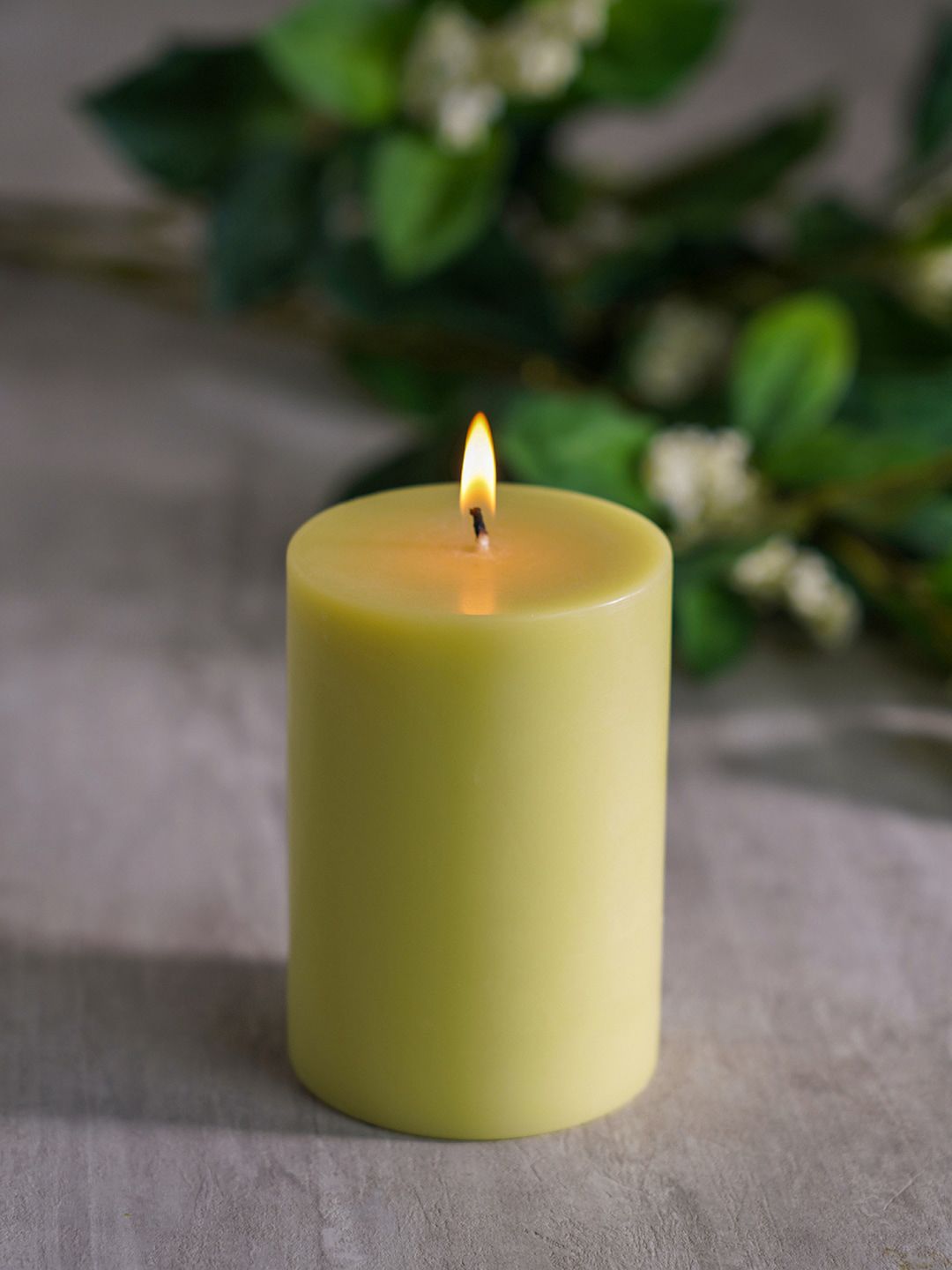 Pure Home and Living Green Summar Pista Large Candle Price in India