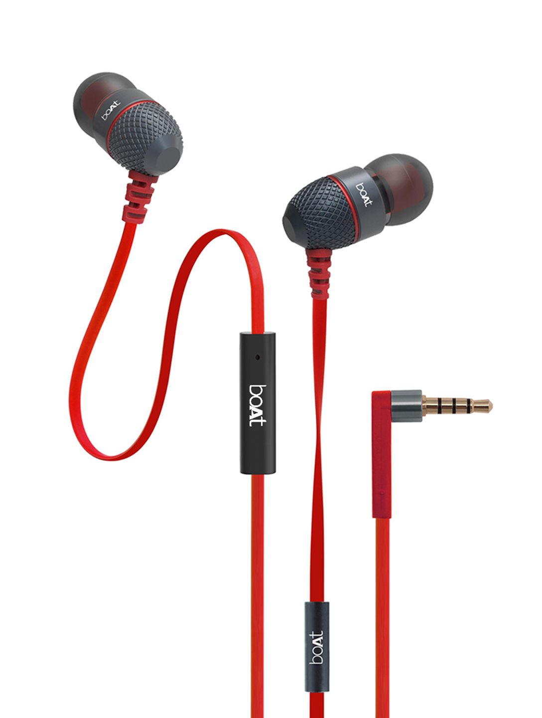 Buy boAt Black & Red BassHeads 225 In-Ear Super Extra Bass