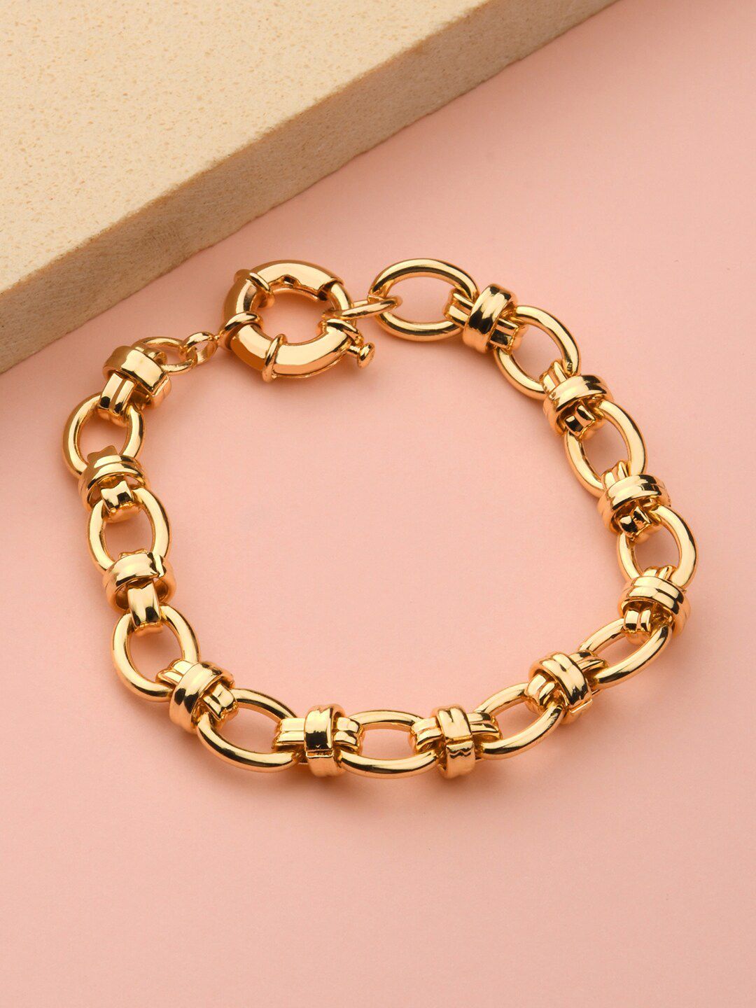Accessorize Women Gold-Toned Link Bracelet Price in India