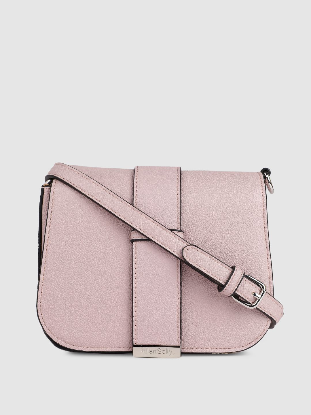 Allen Solly Lavender PU Structured Sling Bag Price in India