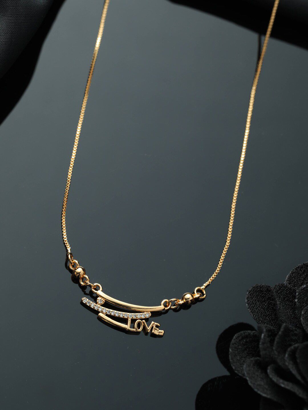 Priyaasi Gold-Toned & Gold-Plated Chain Price in India
