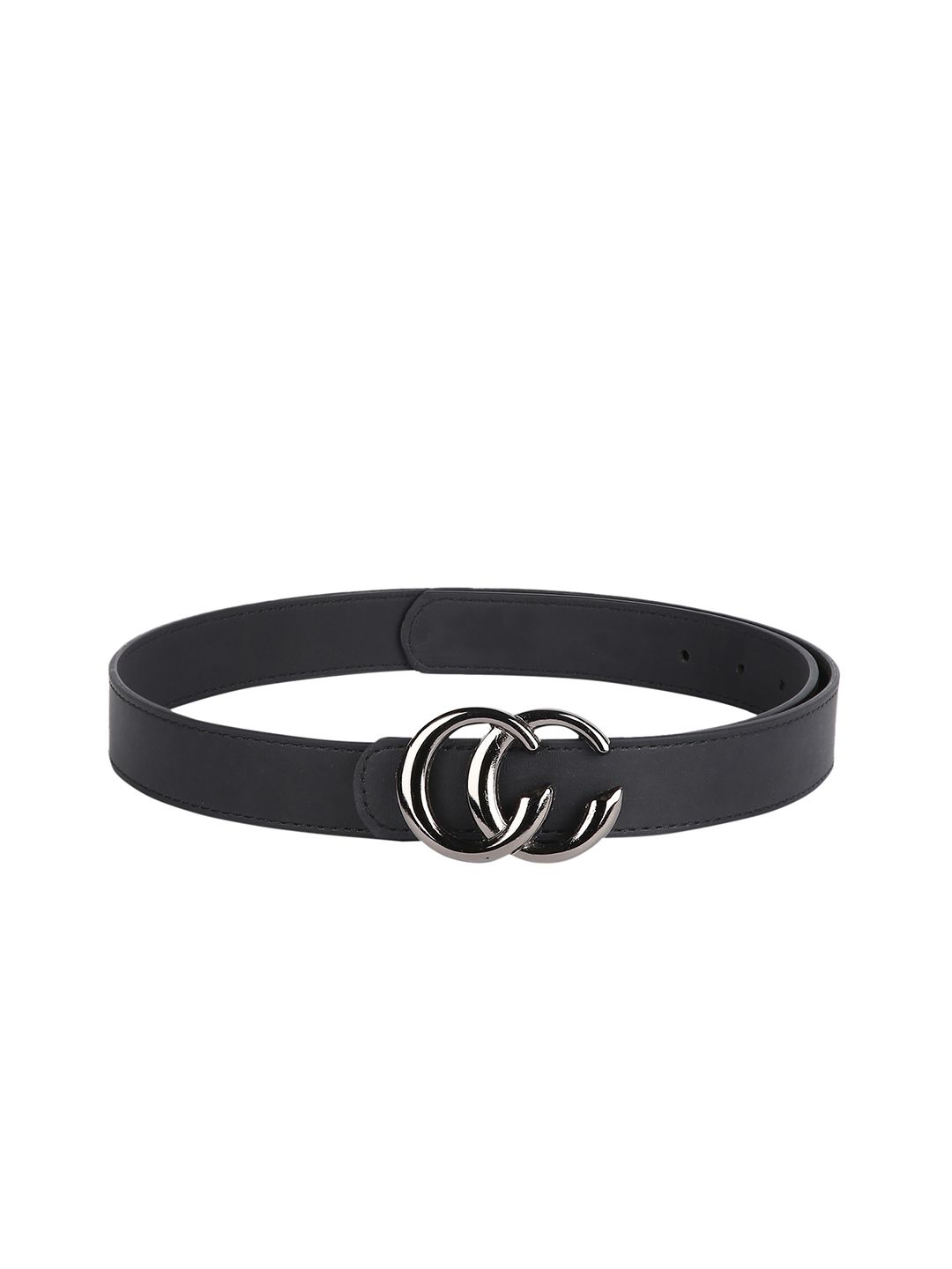 CRUSSET Women Black Solid Belt Price in India