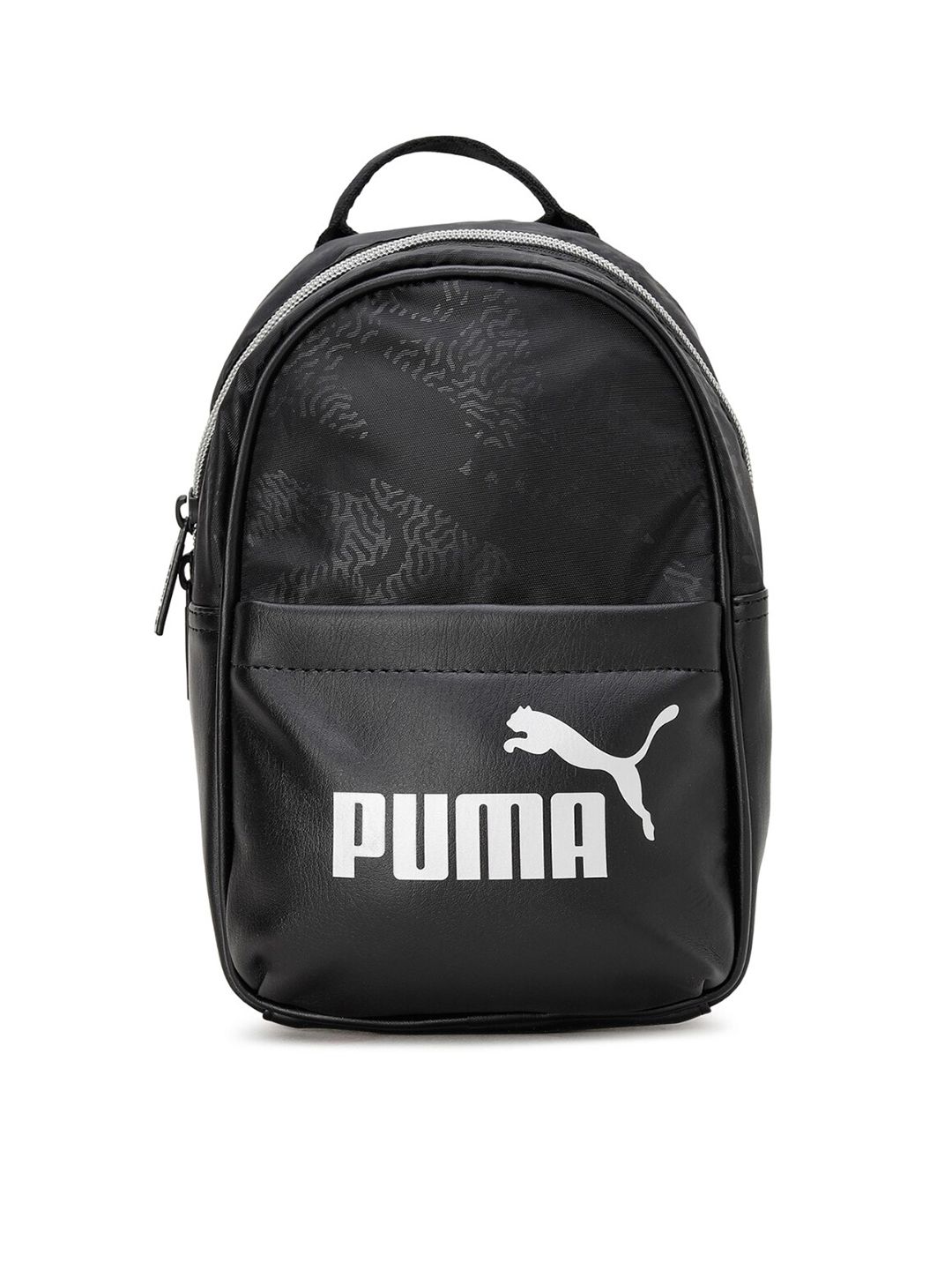Puma Women Black Brand Logo Backpack Price in India