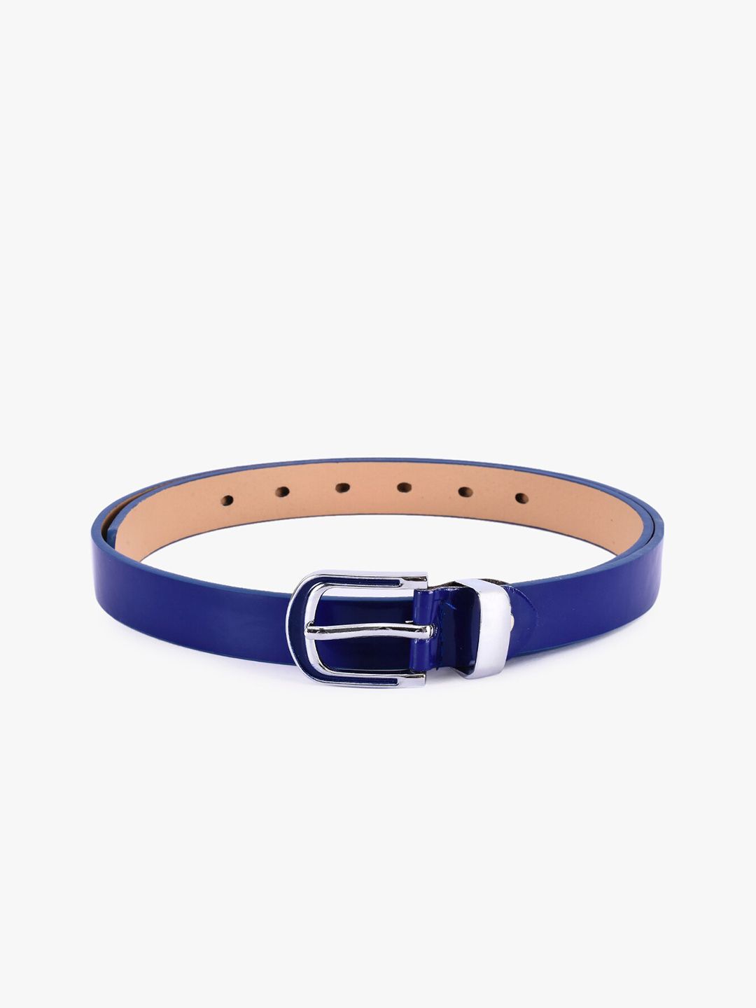 BuckleUp Women Blue Solid Belt Price in India