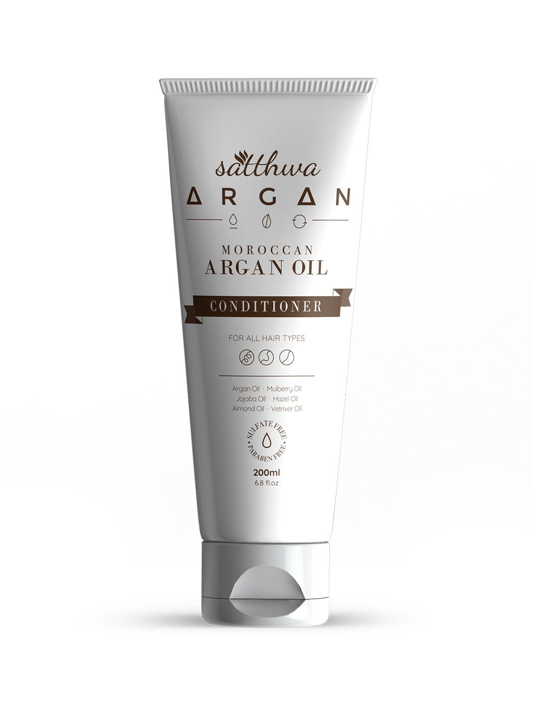 Satthwa Moroccan Argan Oil Hair Conditioner for All Hair Types - 200 ml