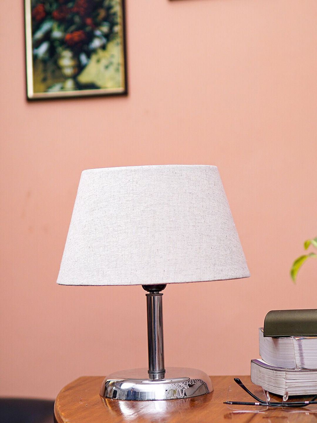 Pinecraft INTERNATIONAL Beige Table Lamp with Shade Price in India