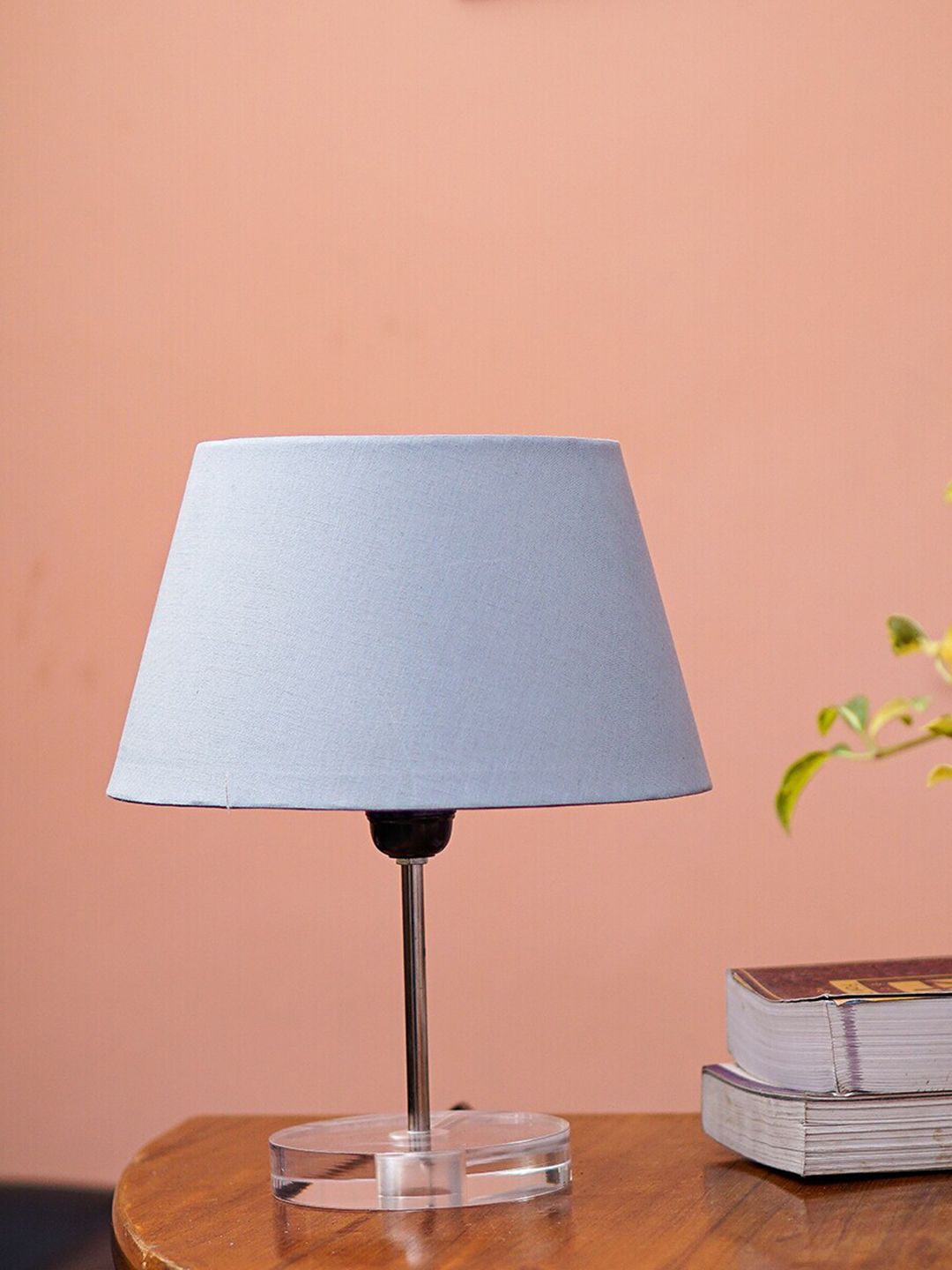 Pinecraft INTERNATIONAL Grey Celeste Table Lamp With Frustum Shade Price in India