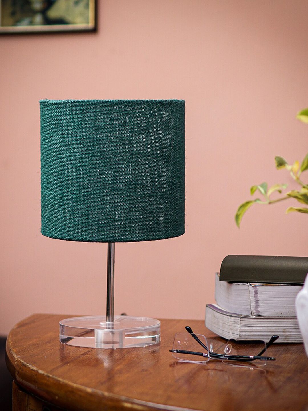 Pinecraft INTERNATIONAL Green Celeste Table Lamp with Shade Price in India