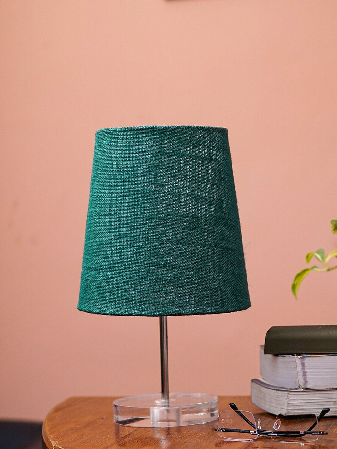 Pinecraft INTERNATIONAL Green Table Lamp with Shade Price in India