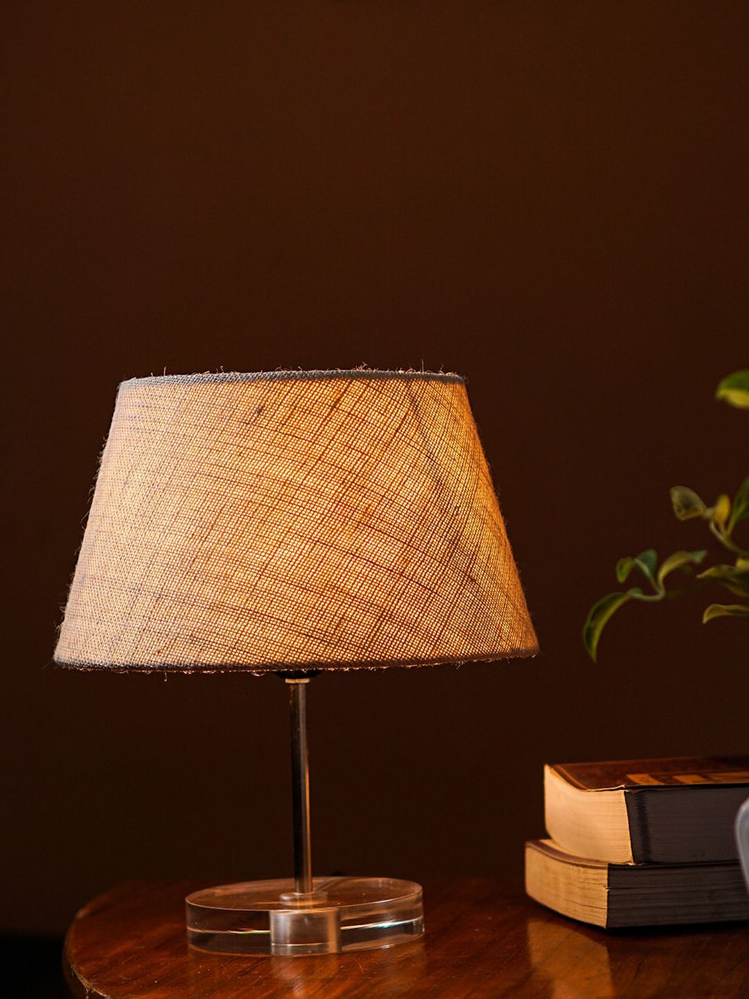 Pinecraft INTERNATIONAL Beige Table Lamp With Shade Price in India