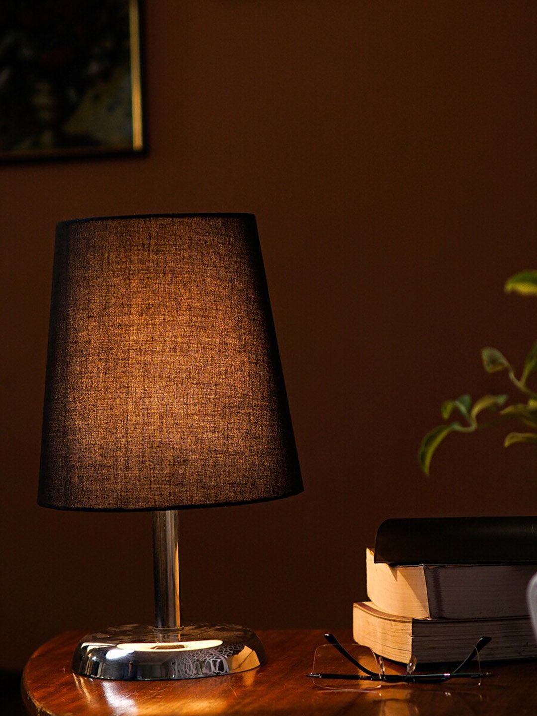 Pinecraft INTERNATIONAL Black Table Lamp with Shade Price in India