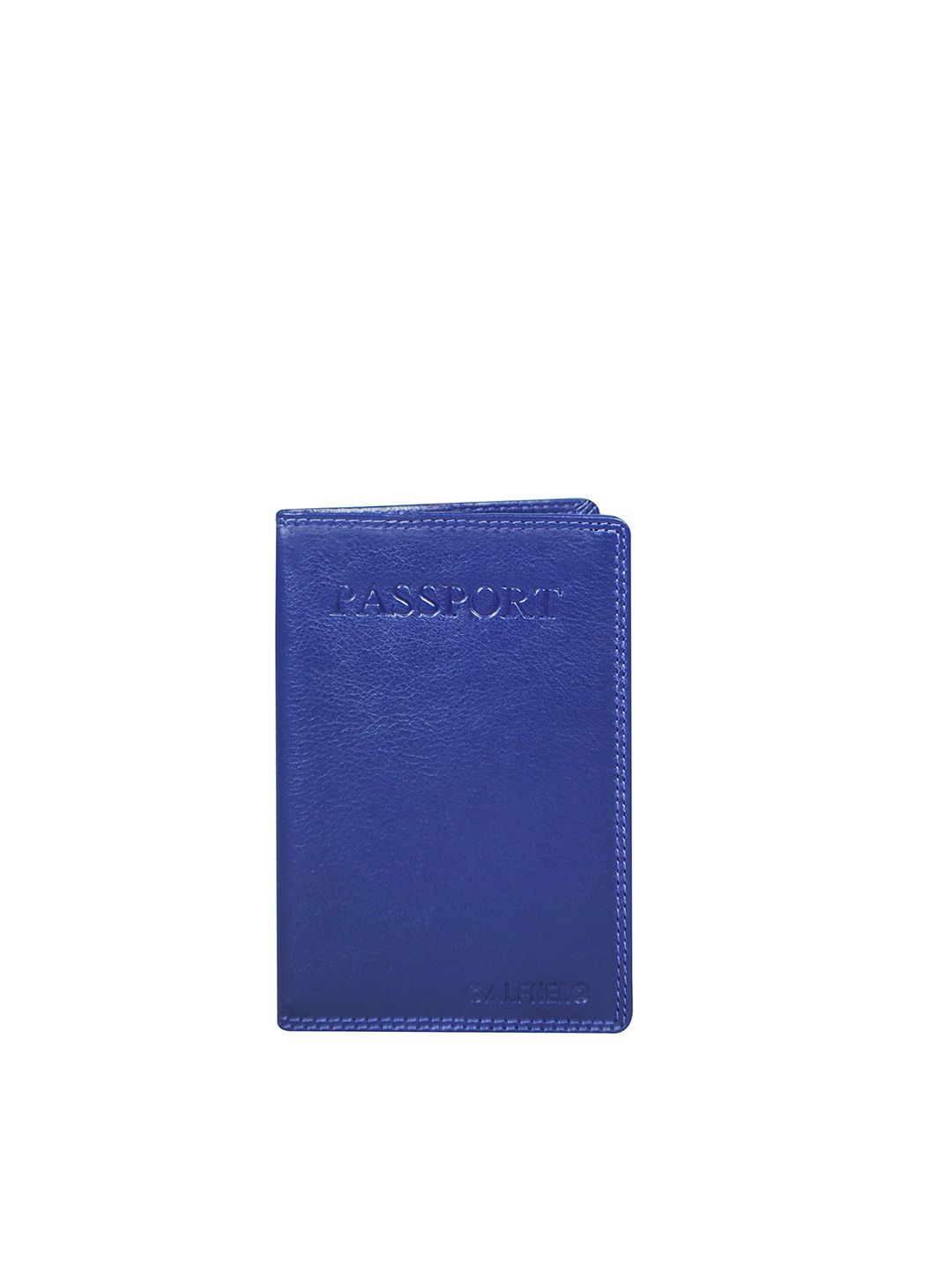 CALFNERO Unisex Purple Leather Passport Holder with Passport Holder Price in India