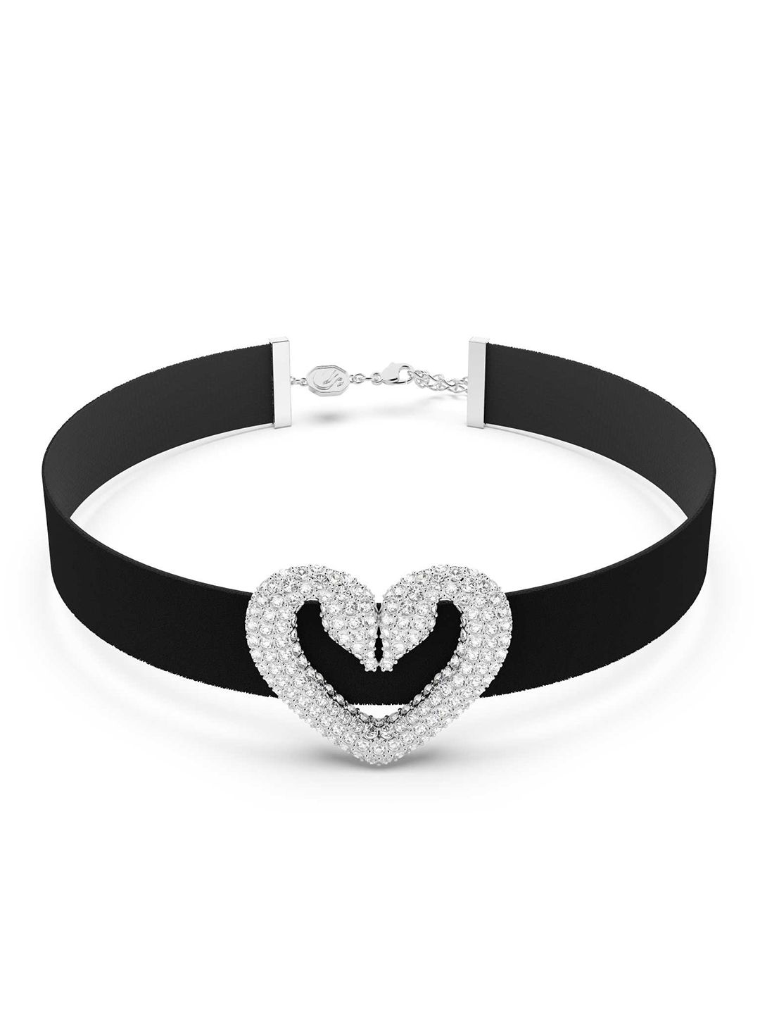 SWAROVSKI White & Black Rhodium-Plated Chain Price in India