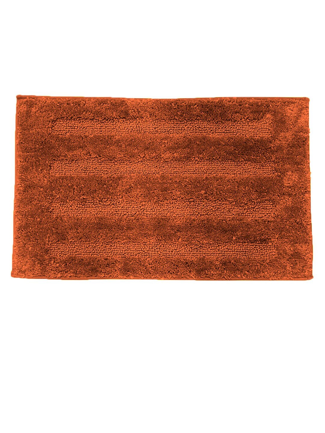 LUXEHOME INTERNATIONAL Rust 1780 GSM Bath Rug Price in India