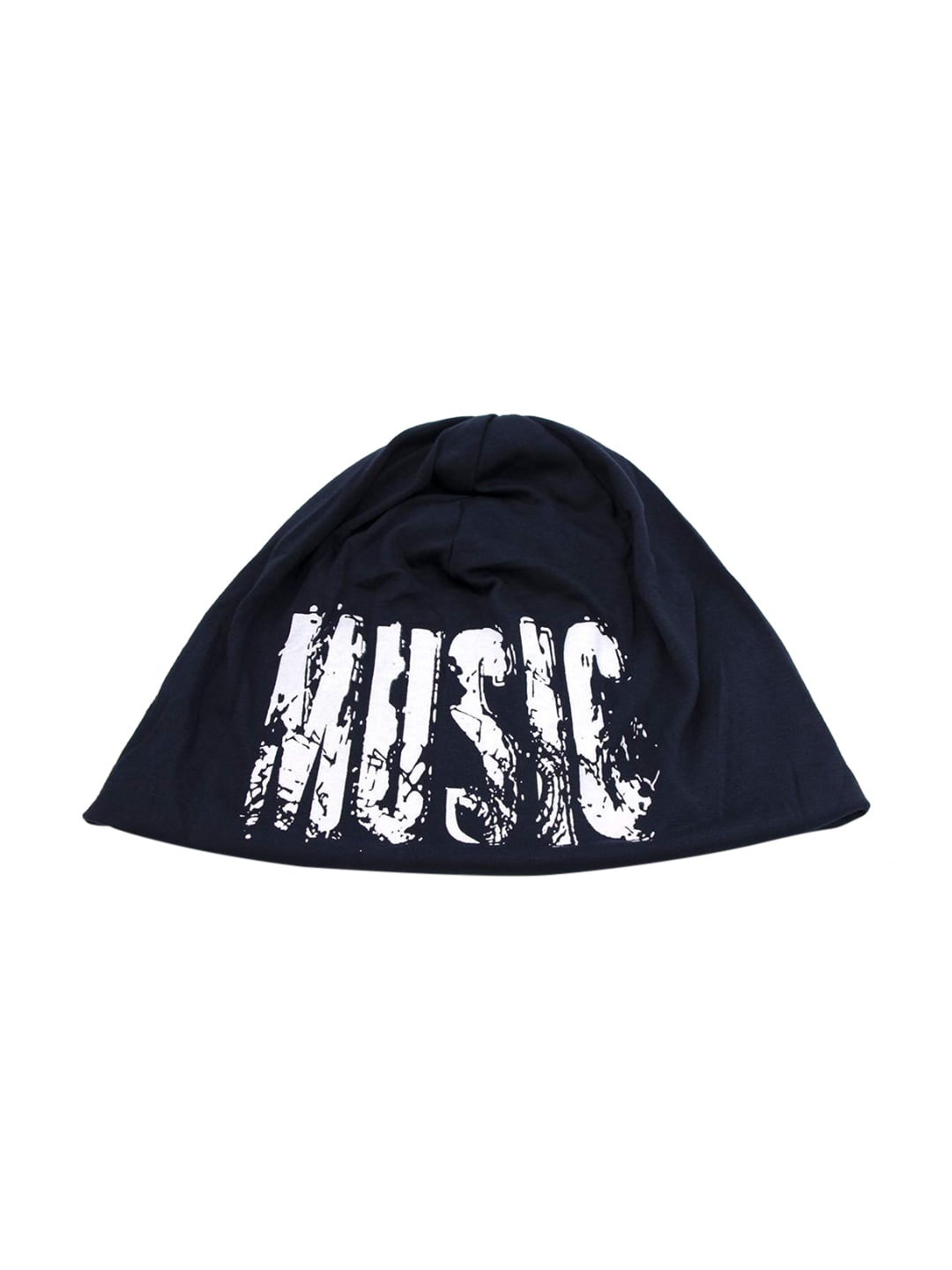 YOUSTYLO Unisex Blue Printed Cotton Beanie Price in India