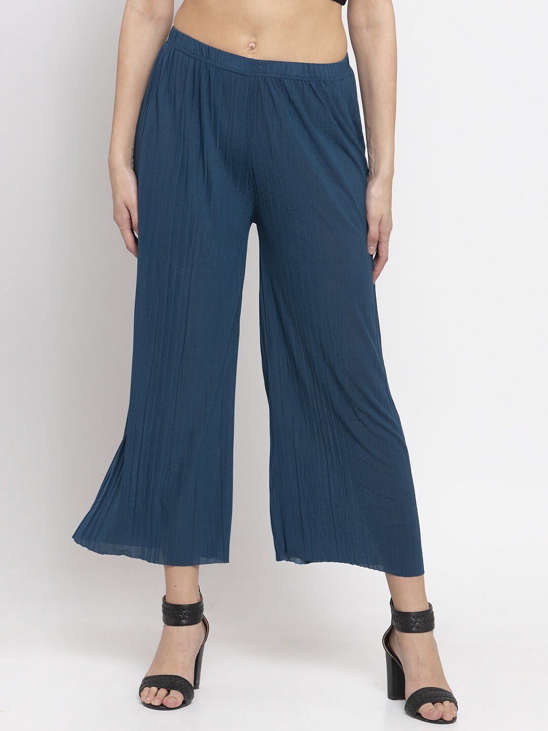 KLOTTHE Women Blue Palazzos