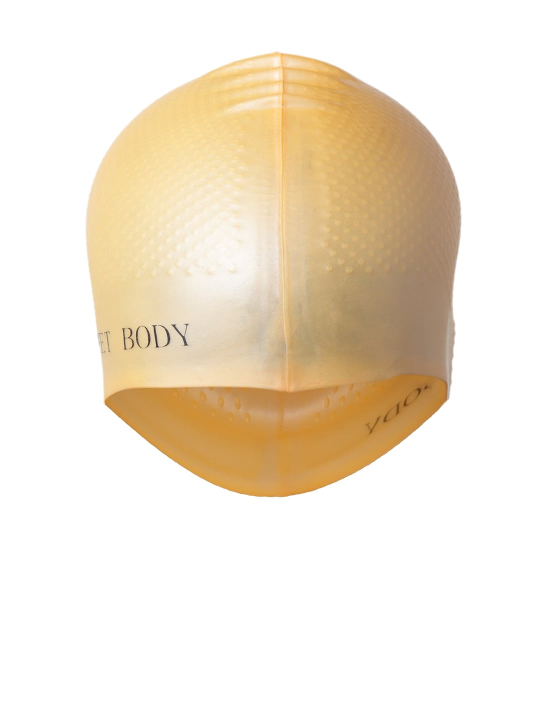 CUKOO Women Yellow Solid Comfort-Fit Swimming Cap Price in India