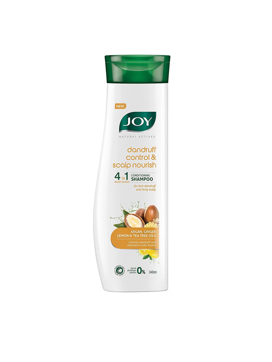 JOY Natural Actives 4-In-1 Dandruff Control Conditioning Shampoo with Argan - 340 ml Price in India