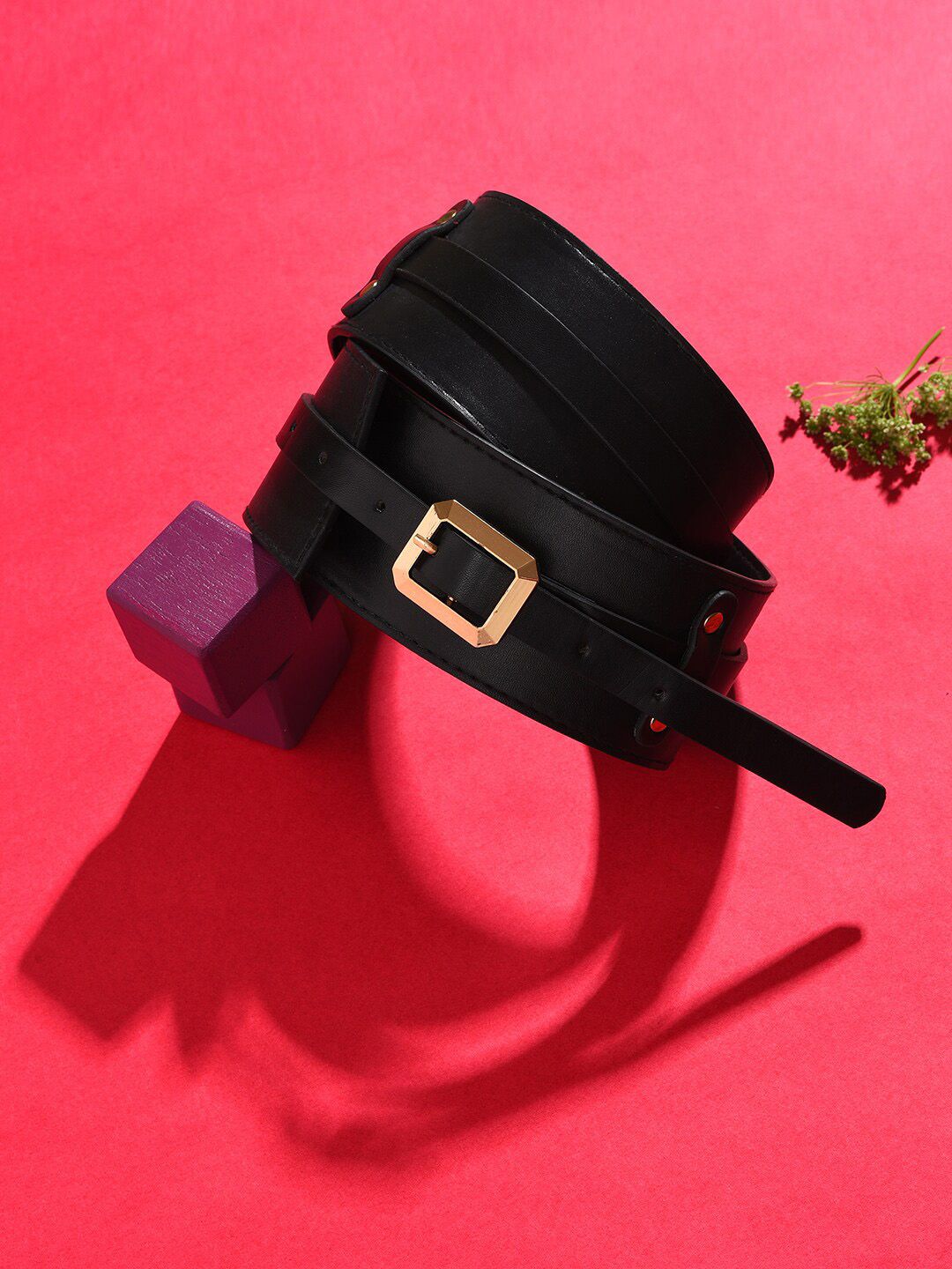 HAUTE SAUCE by Campus Sutra Women Black Belt Price in India