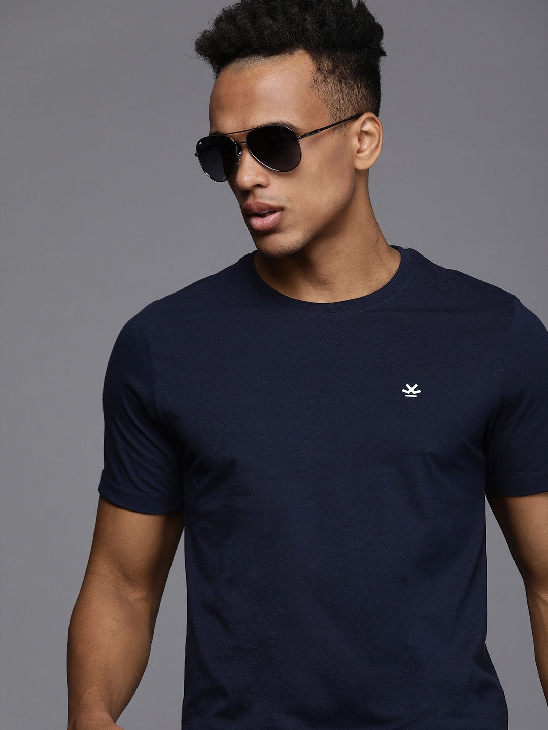 wrogn navy blue shirt