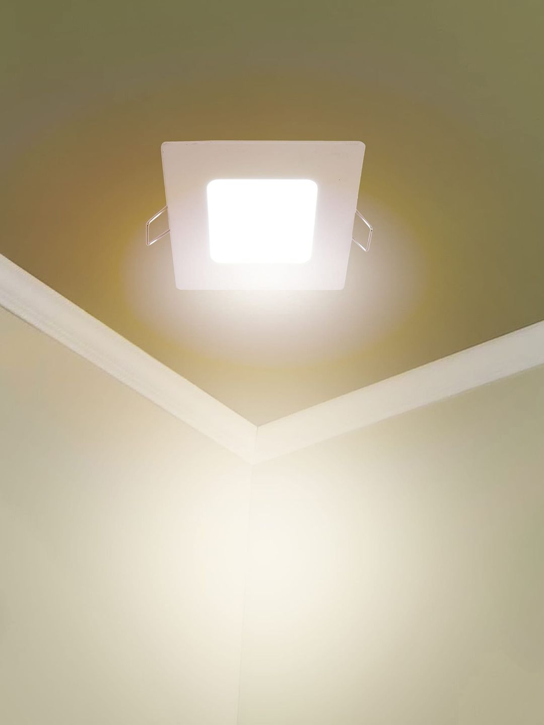 MFD HOME FURNISHING White Square LED Ceiling Lamp Price in India