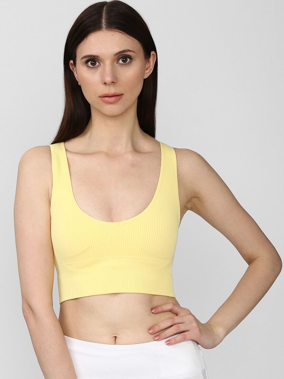 FOREVER 21 Yellow Bra Lightly Padded Price in India