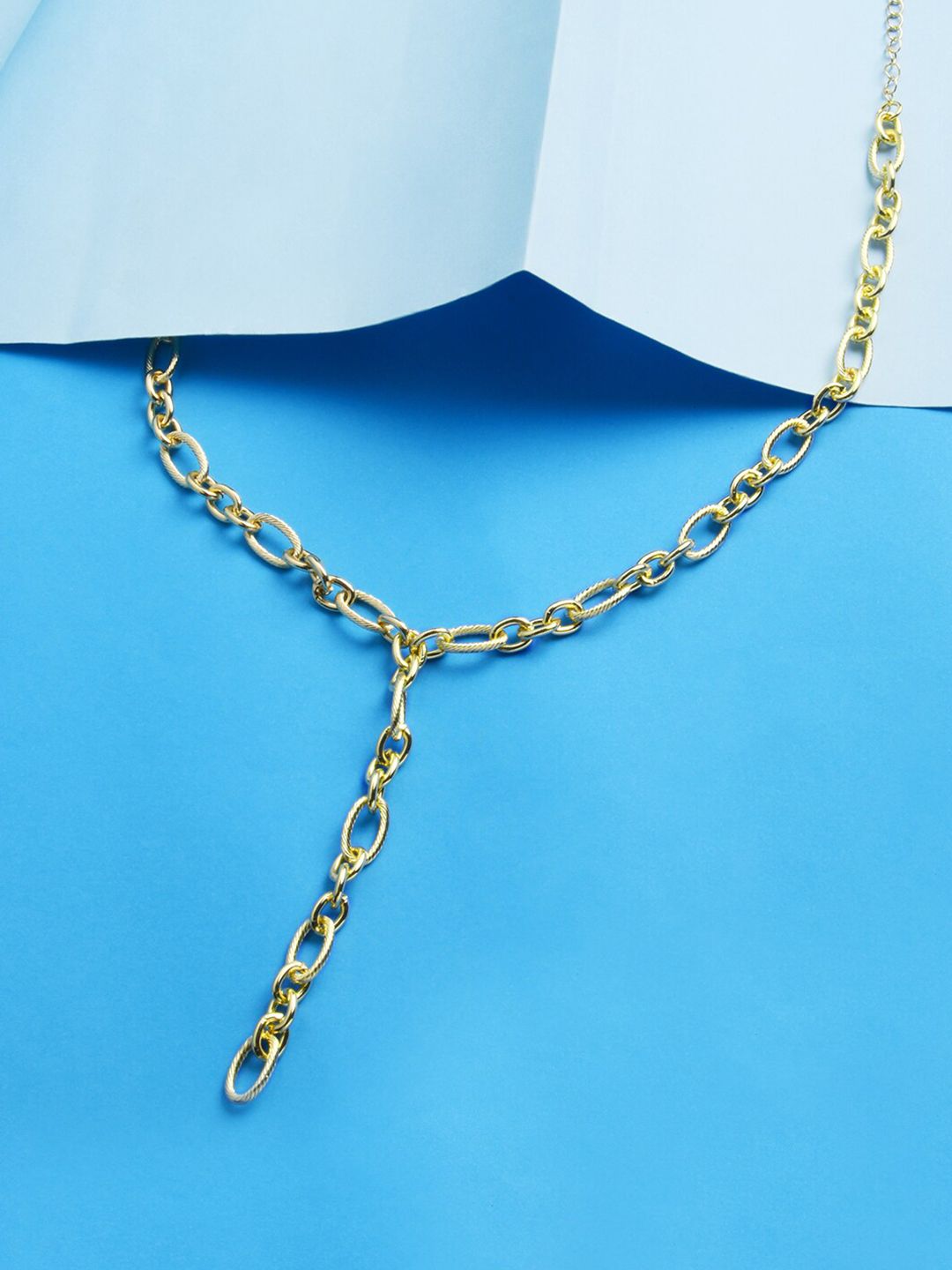 Accessorize Gold-Toned Y Chain Price in India