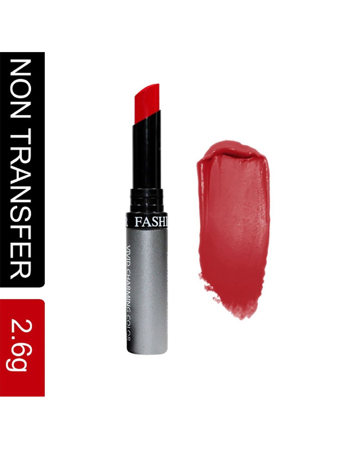 Fashion Colour Kiss Lip Vivid Charming Color No Transfer Lipstick - Agate Red 58 Price in India