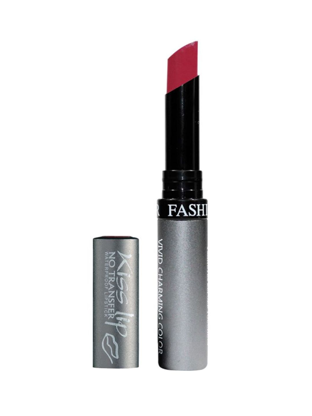 Fashion Colour Kiss Lip Vivid Charming Color No Transfer Lipstick - Ruby Red 100 Price in India