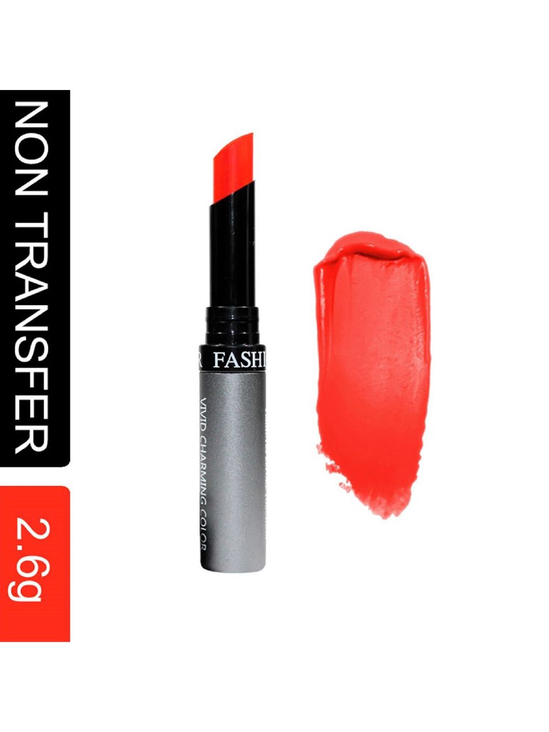 Fashion Colour Kiss Lip Vivid Charming Color No Transfer Lipstick - Orange Red 46 Price in India