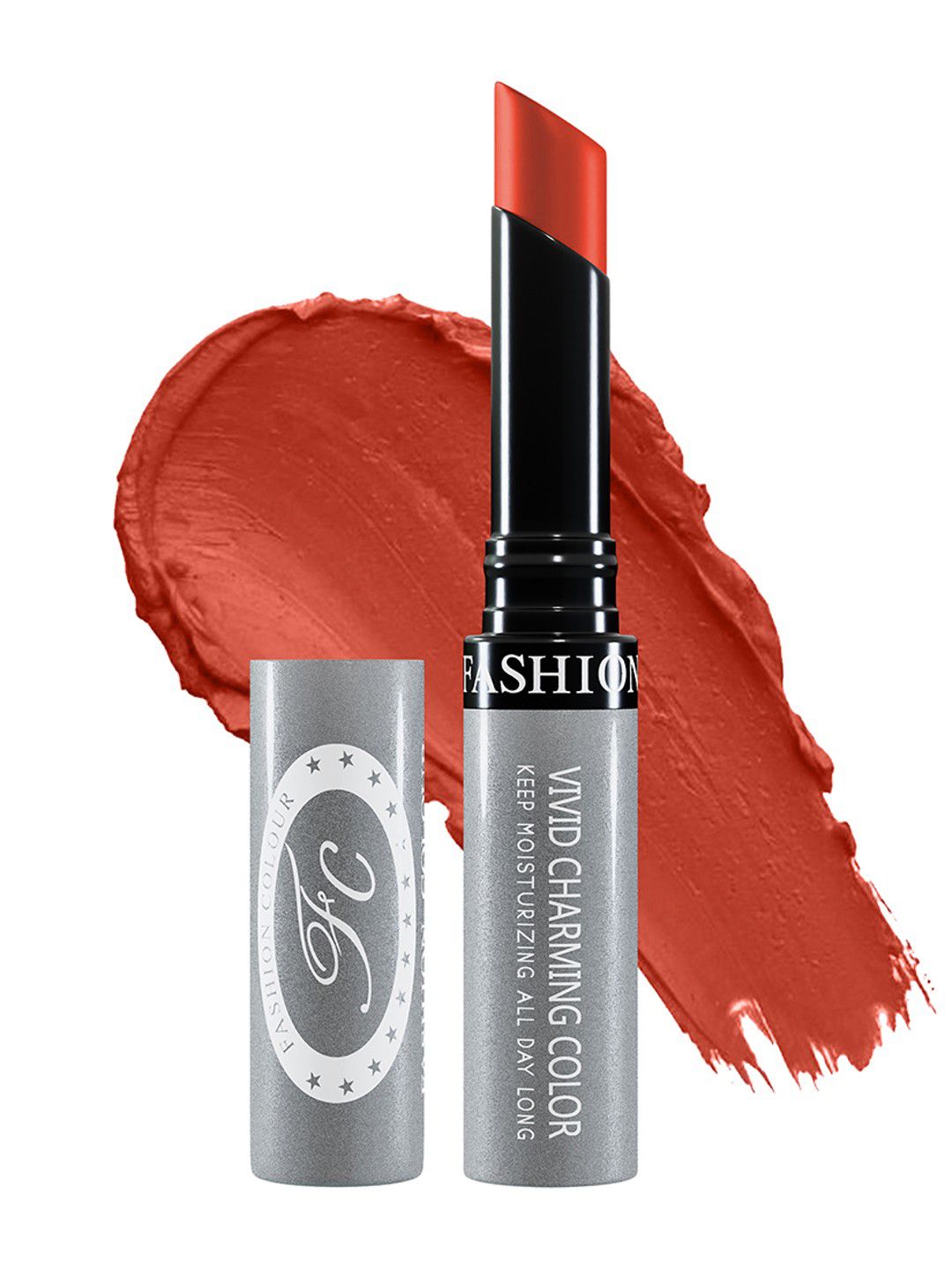 Fashion Colour Kiss Lip No Transfer Lipstick - Orange 02