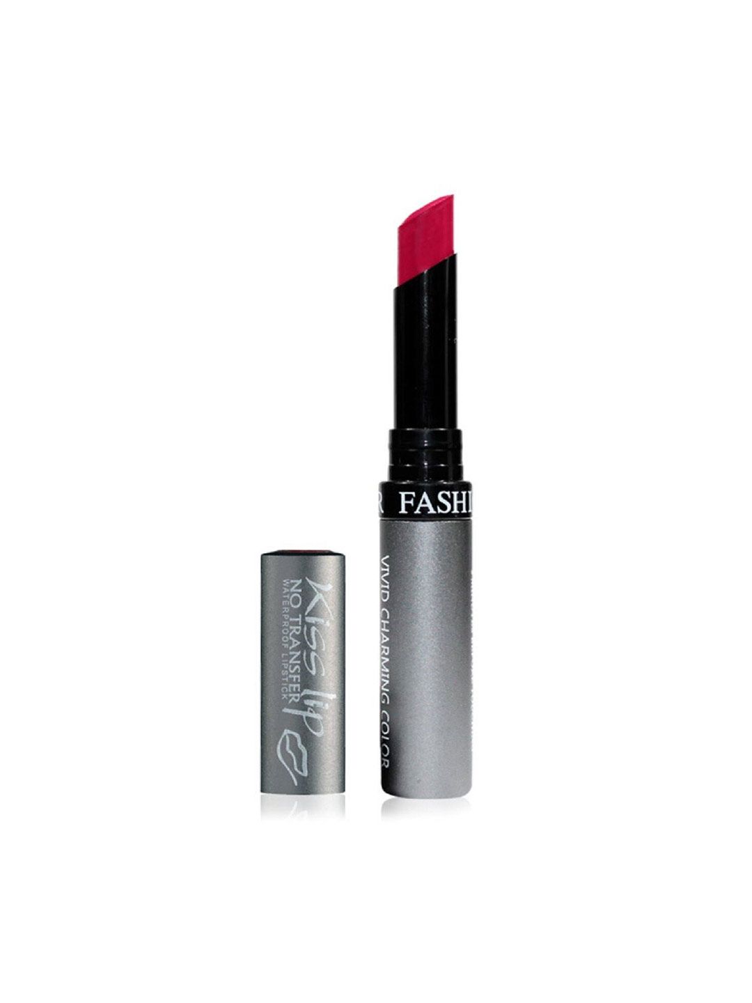 Fashion Colour Kiss Lip Vivid Charming Color No Transfer Lipstick - Rose Carmine 34 Price in India