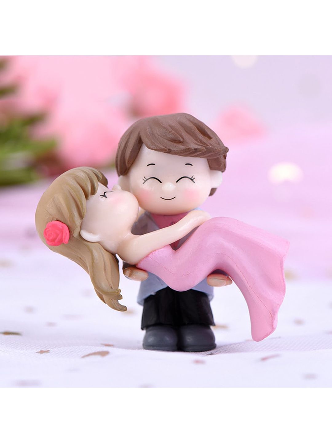 CHOCOZONE Couple Hug Resin Showpiece Couple Hug & Propose Combo Miniatures Price in India