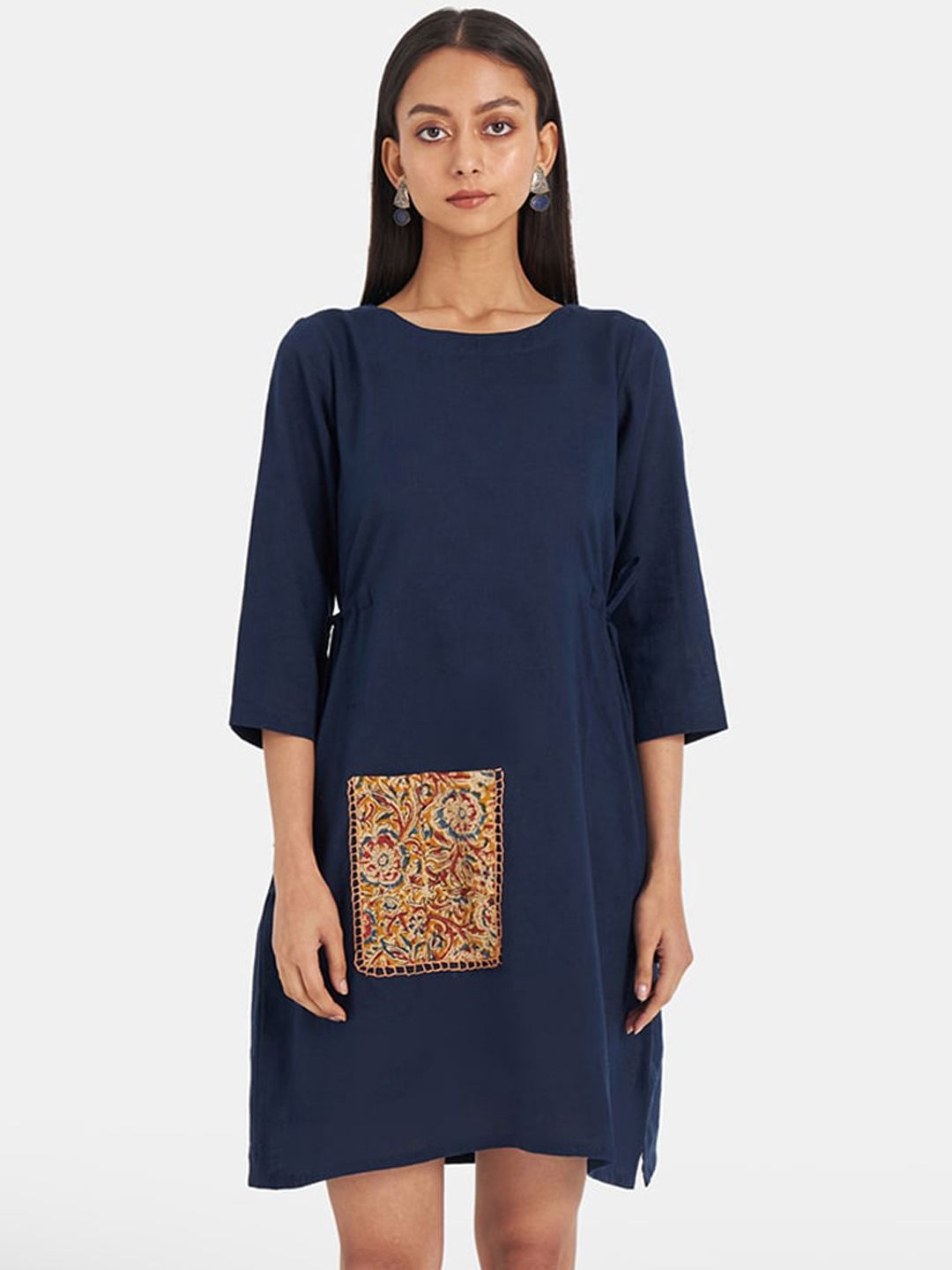 Suta Blue A-Line Dress Price in India