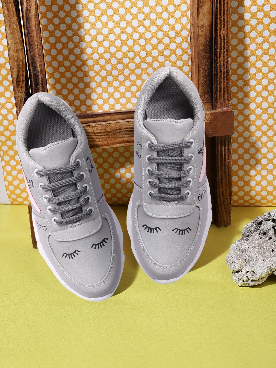 FASHIMO Women Grey Sneakers Price in India